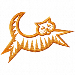 Cats Embroidery Design 5 Cats Embroidery Design 5